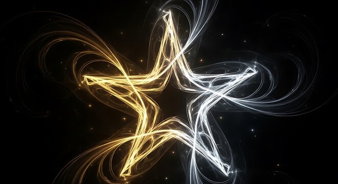 Abstract Starburst Design.