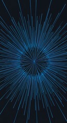 Abstract Radiating Energy Burst.