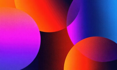 Vibrant Spheres - A Colorful Abstract Background with Gradient Orbs.