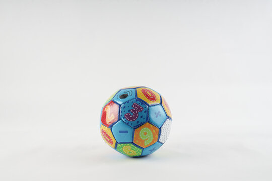 colored ball on white background - Powered by Adobe