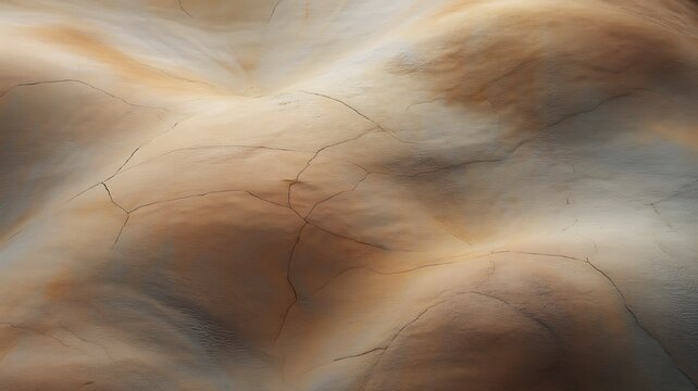 Abstract Swirling Patterns of Cracked Dry Earth with Warm Tones texture