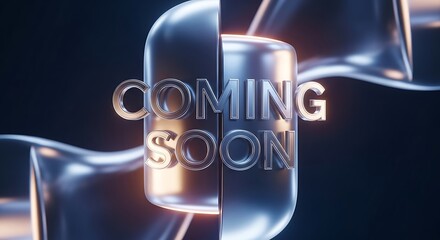 Coming Soon Modern Graphic Design.