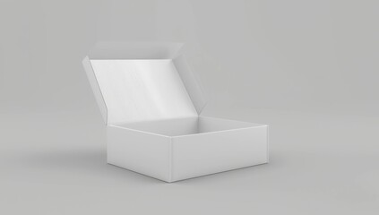 3d illustration, paper, mockup, open, opened, pack,