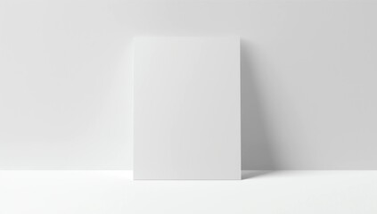 Blank vertical flyer poster. Paper, flyer, brochure mockup template. Blank a3, a4 paper. Mockup scene. Photo mockup with clipping path.