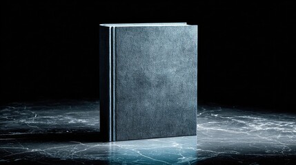 Digital Book In Dark Studio