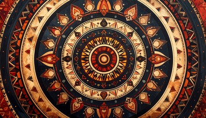 Intricate Mandala Design Pattern.