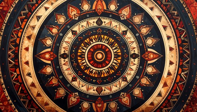 Intricate Mandala Design Pattern. - Powered by Adobe