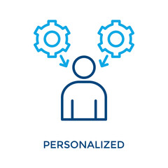 Personalized Icon Outline Color Style. Vector Illustration For Graphic Design