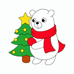 Polar Bear Hugging Gift