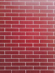 red brick wall texture, close-up with right angles without distortion