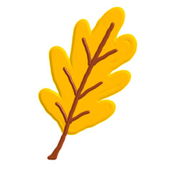 illustration of yellow autumn