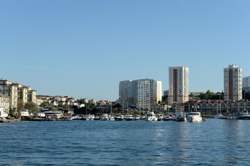 Yachts in the Streletskaya Bay of Sevastopol