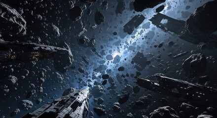 junk heap asteroid field