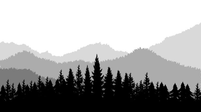 animated cartoon background. looped animation