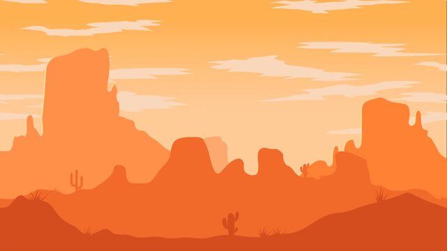 animated cartoon background. looped animation