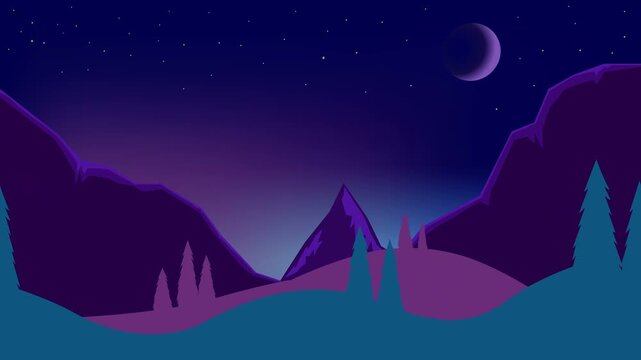 animated cartoon background. looped animation