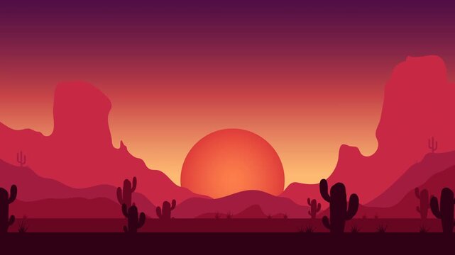animated cartoon background. looped animation