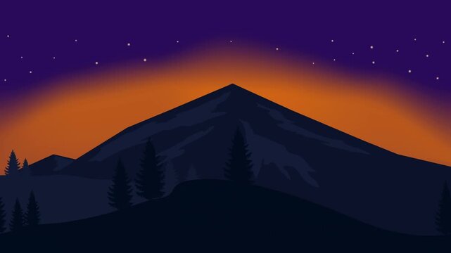 animated cartoon background. looped animation