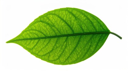 Obraz premium green leaf on natural light