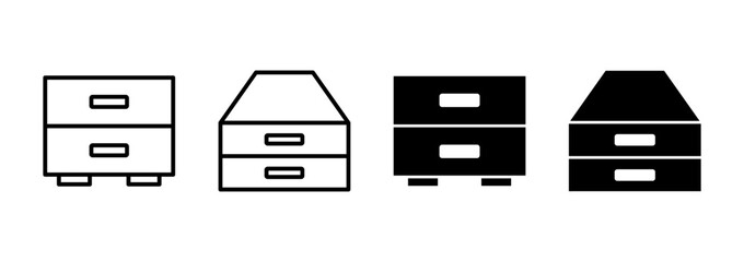 Archive folders icon vector. Document vector icon. Archive storage icon.