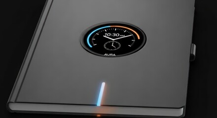 Modern Smartphone with Circular Display and Futuristic Design.