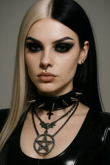 Modern gothic female portrait