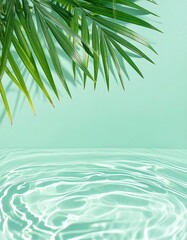 Tropical water scene