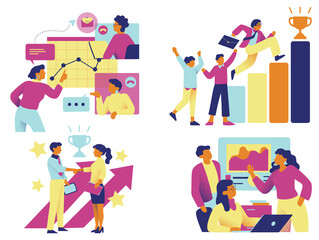 business people icons