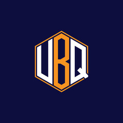 Modern Hexagon Monogram Logo Design – Geometric Lettermark Vector Template