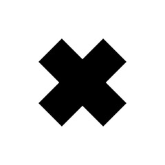 Close icon vector for web and mobile app. Delete sign and symbol. cross sign