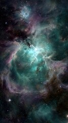 Fototapeta premium Colorful Nebulae in Deep Space