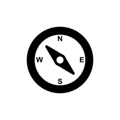 Compass icon vector for web and mobile app. arrow compass icon sign and symbol