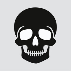 Fototapeta premium skull head icon