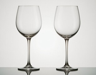 Fototapeta premium wine glasses collection