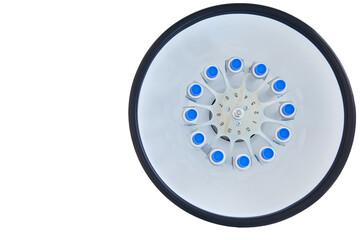 Platelet-Rich plasma preparation. Tubes with blood in Centrifuge.