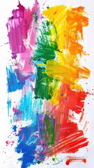 Vibrant Abstract Paint and Line Backgrounds