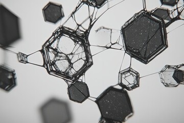 Abstract Snowflake Cluster Pattern