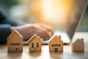 Minimal wooden house models planning and creative design concepts showcasing structure proportion material and innovation in modern housing development.