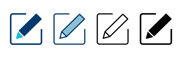 Edit icon vector isolated on white background. Pencil icon. sign up Icon vector. edit text