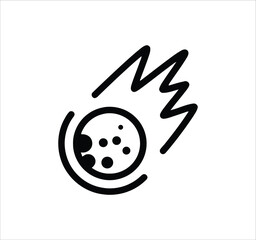 Space & Astronomy set of web icons in line style. Universe icons including satellite, astronaut, rocket, comet, telescope, planet, galaxy, and more. Editable stroke. Vector illustration