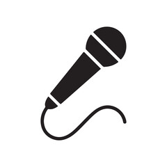 Handheld Vocal Mic Symbol