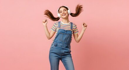 Jubilant Young Woman Baking: Whisk and Flour