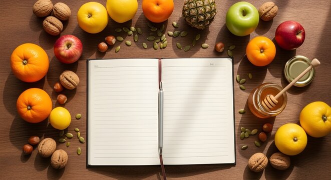 Overhead Flat Lay of Whisk and Baking Ingredients