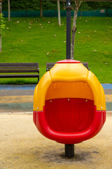 a capsule-style toddler seat at vertical composition