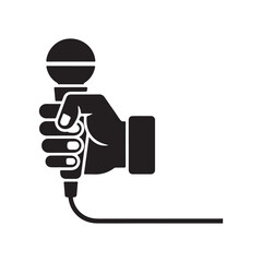 vector illustration of a man holding a wrench