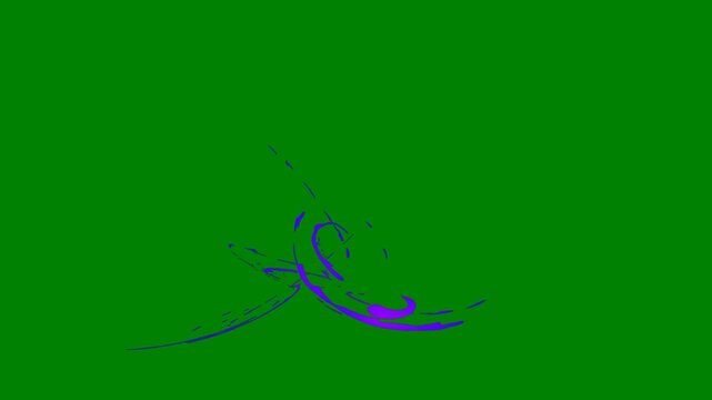 A green background with white border and drawing of spider on screen an arrow pointing to the left it face bird flying in sky man ' s lizard green screen animated chromakey background