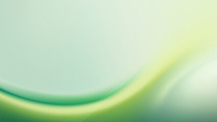 A calming abstract background with fresh green and chartreuse waves.