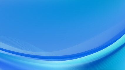 A professional and clean abstract background with smooth blue waves.