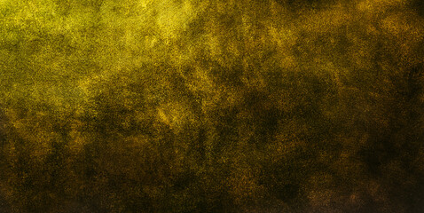 black background with golden mist