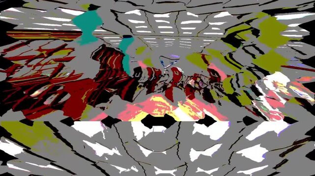 Moving wavy abstraction